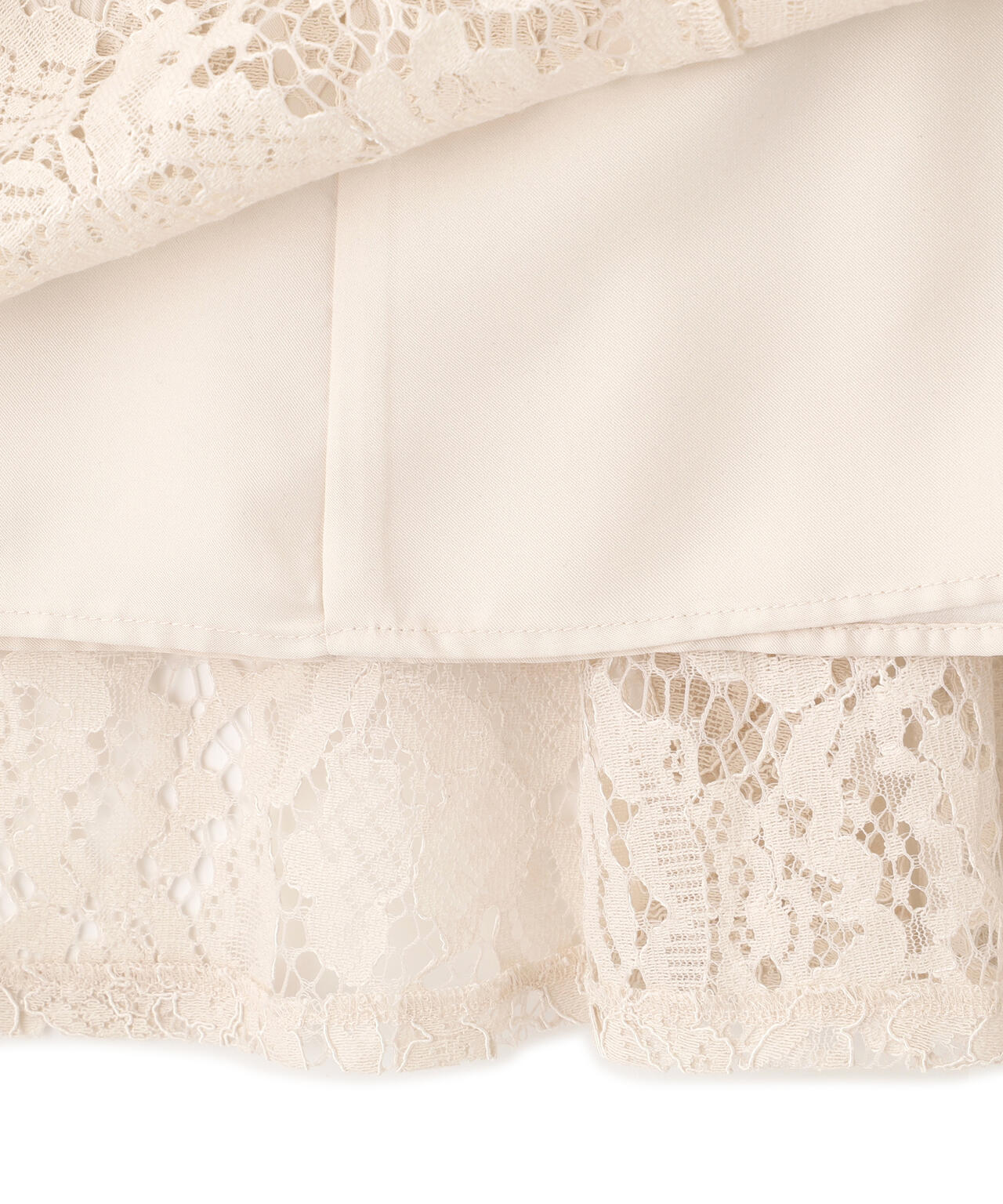 Vネックレースジャンスカ