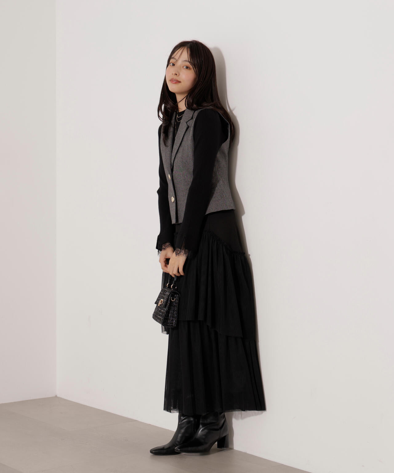 テーラードジレセットアップ