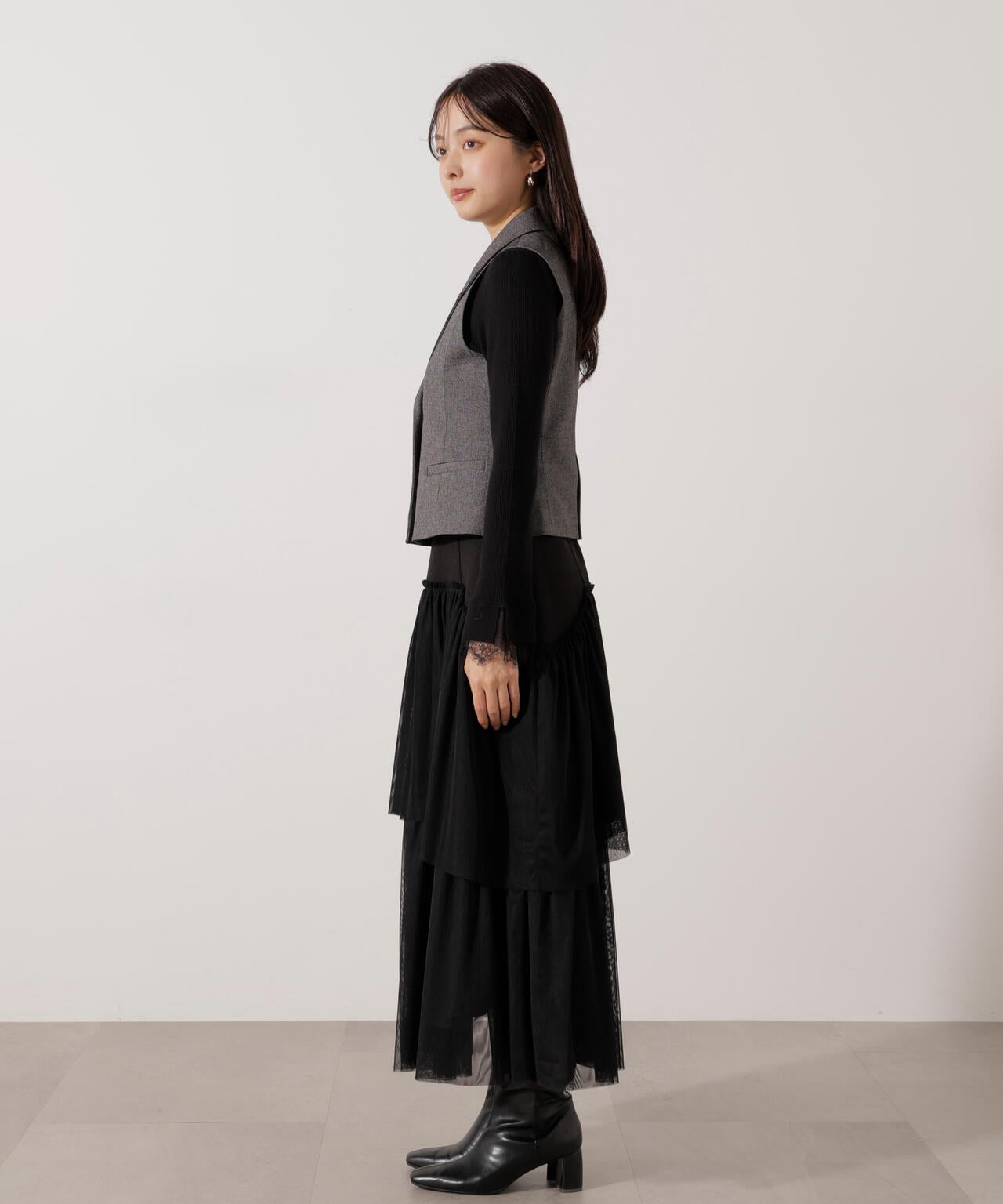 テーラードジレセットアップ