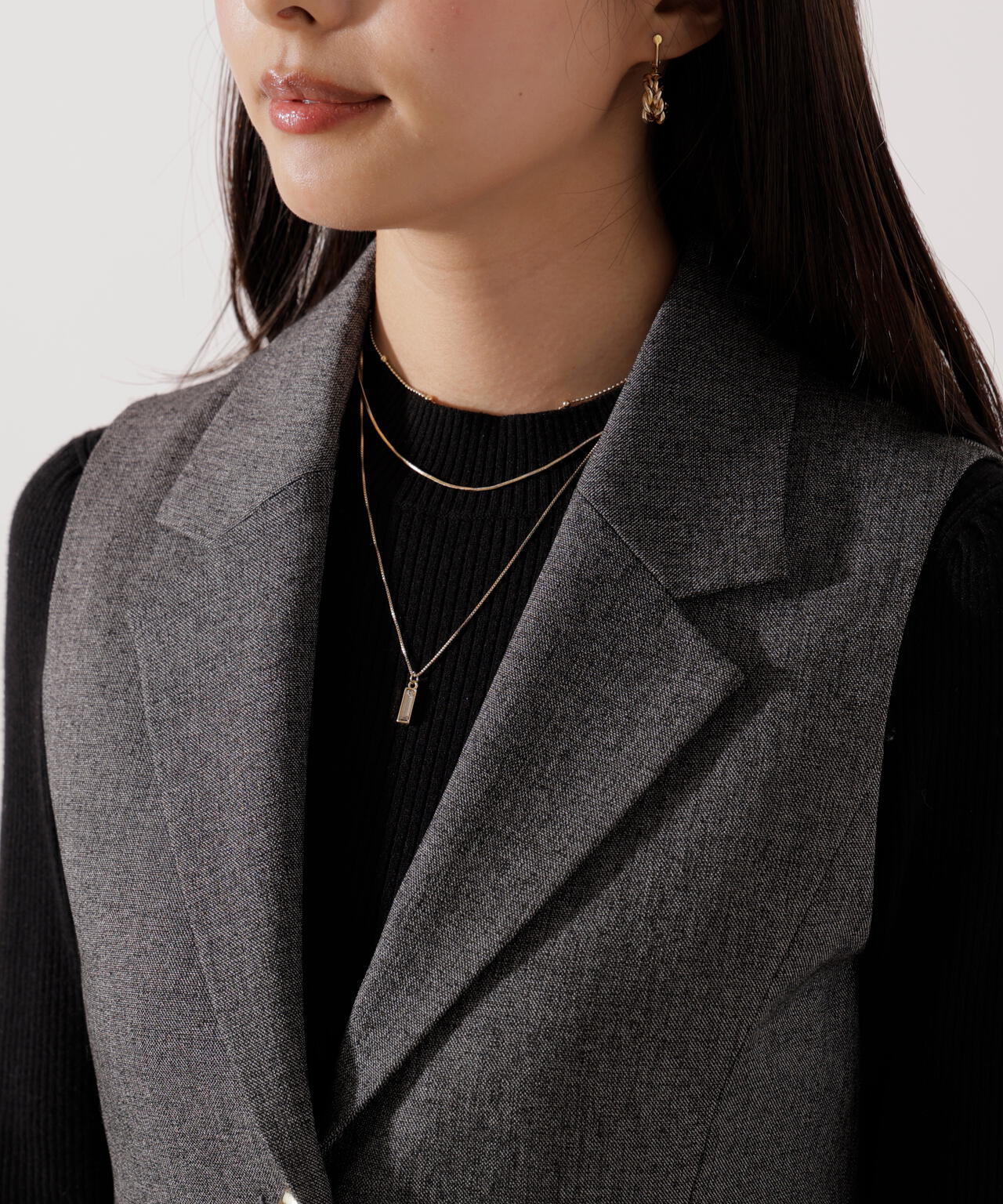 テーラードジレセットアップ