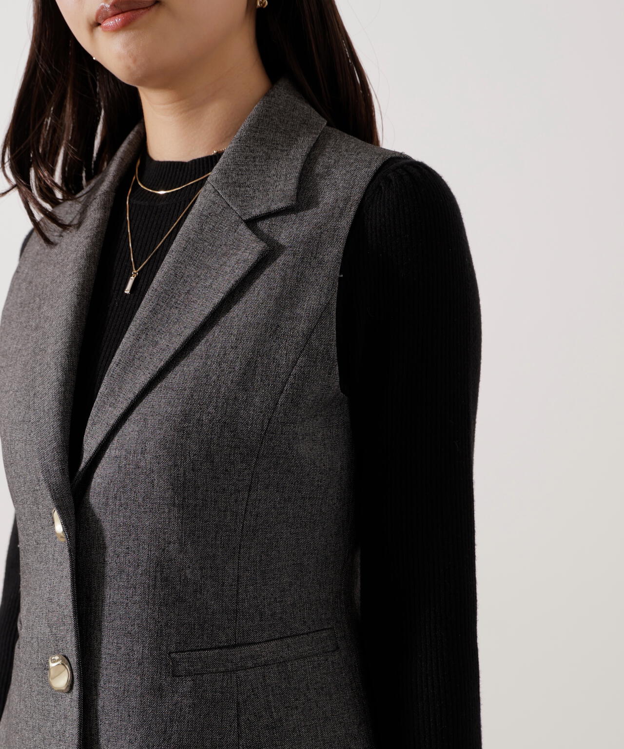 テーラードジレセットアップ