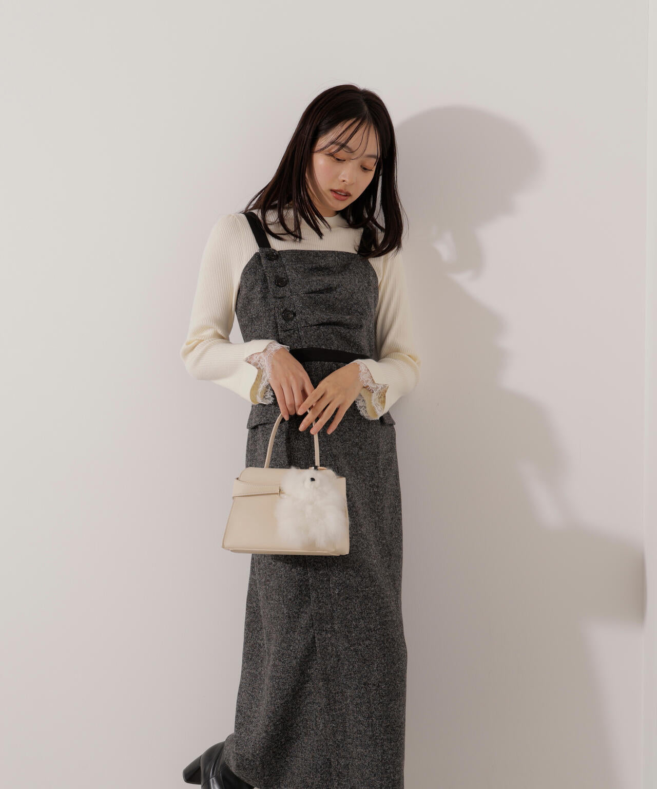 <加藤栞さん着用>アシメタックジャンスカ