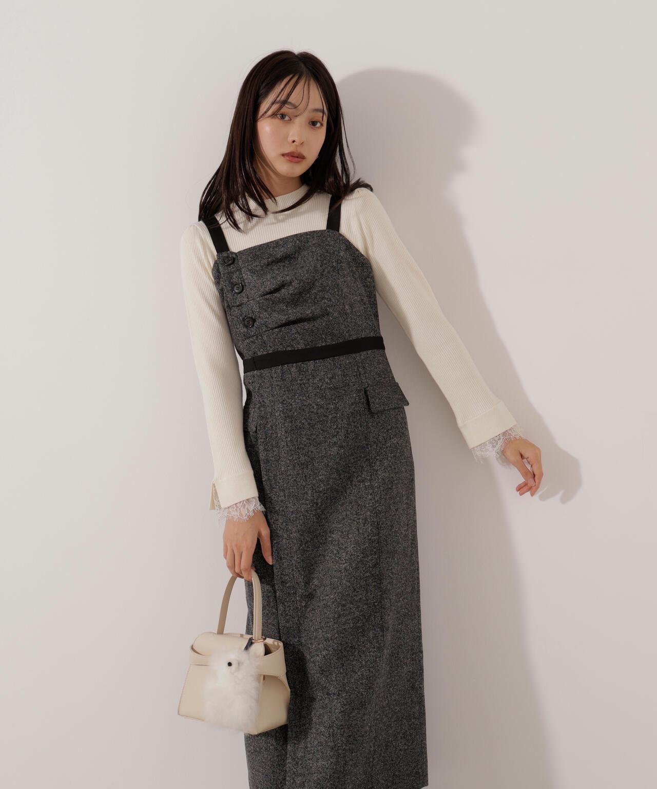 <加藤栞さん着用>アシメタックジャンスカ