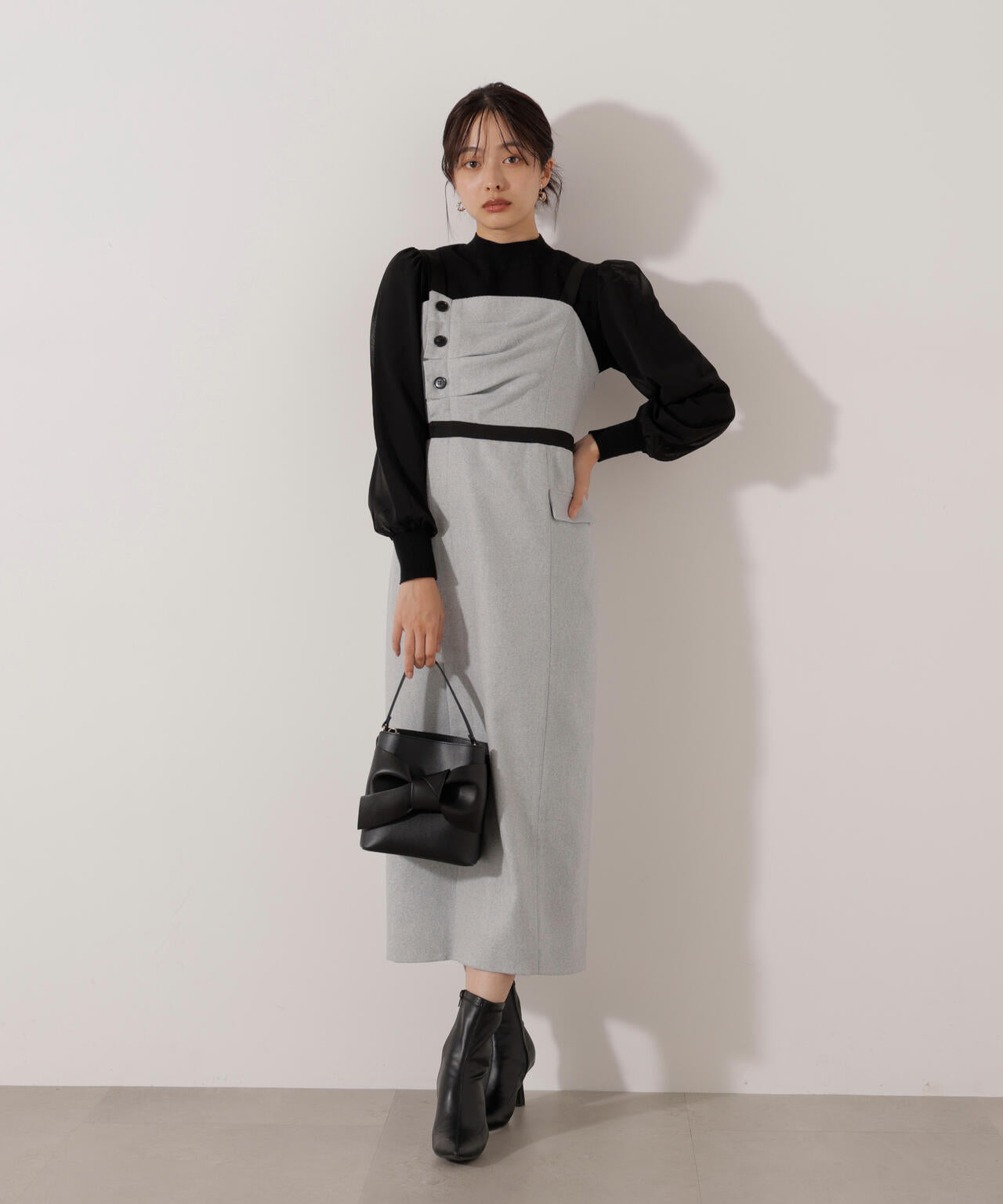 <加藤栞さん着用>アシメタックジャンスカ