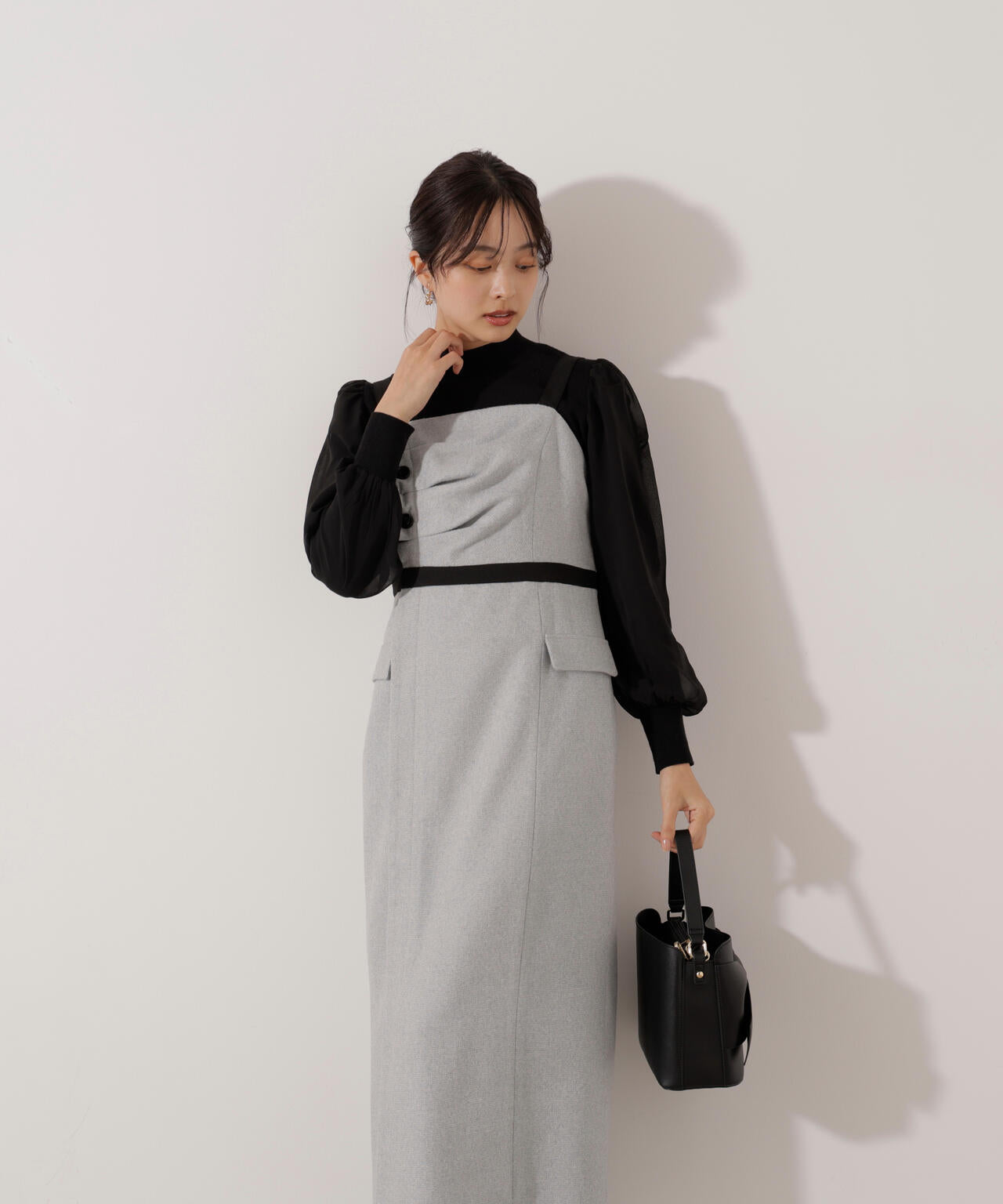 <加藤栞さん着用>アシメタックジャンスカ
