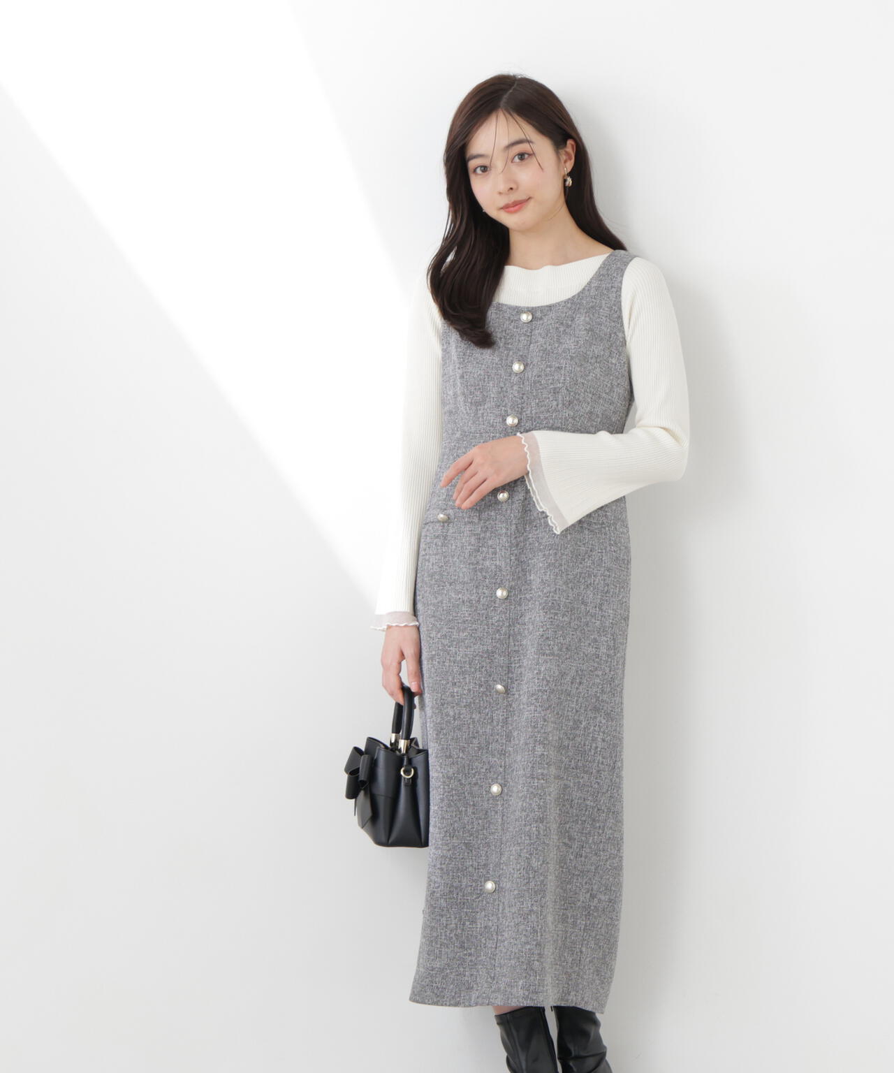 スプリングツイードジャンスカ