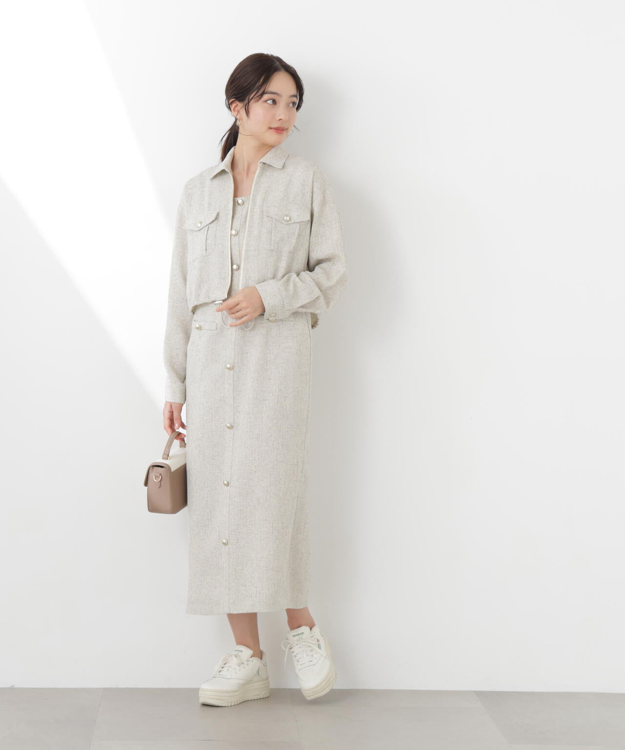 スプリングツイードジャンスカ