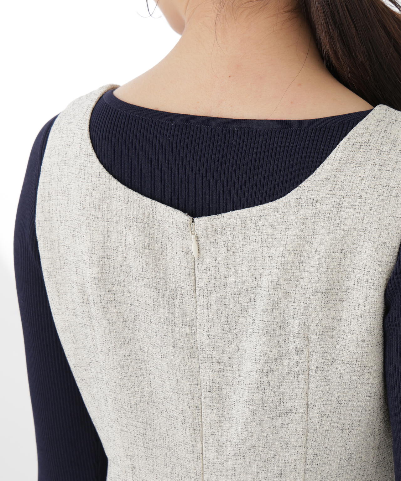 スプリングツイードジャンスカ