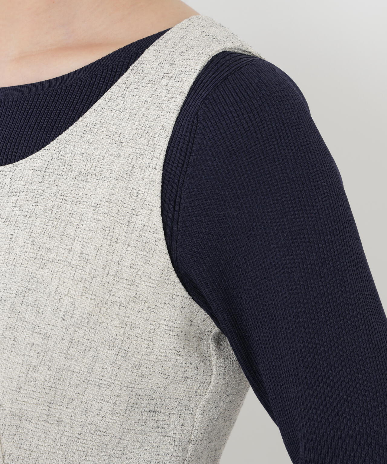 スプリングツイードジャンスカ