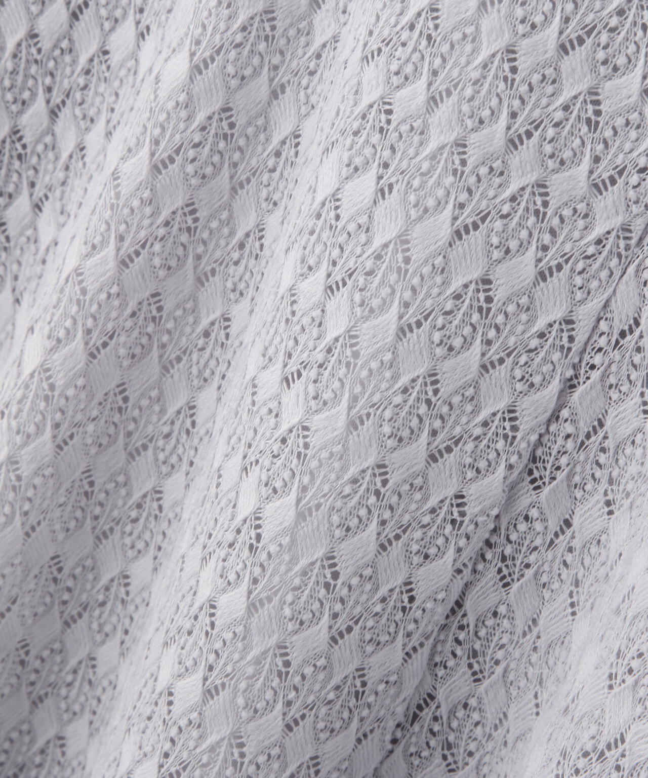 ストレッチレース襟付きワンピース