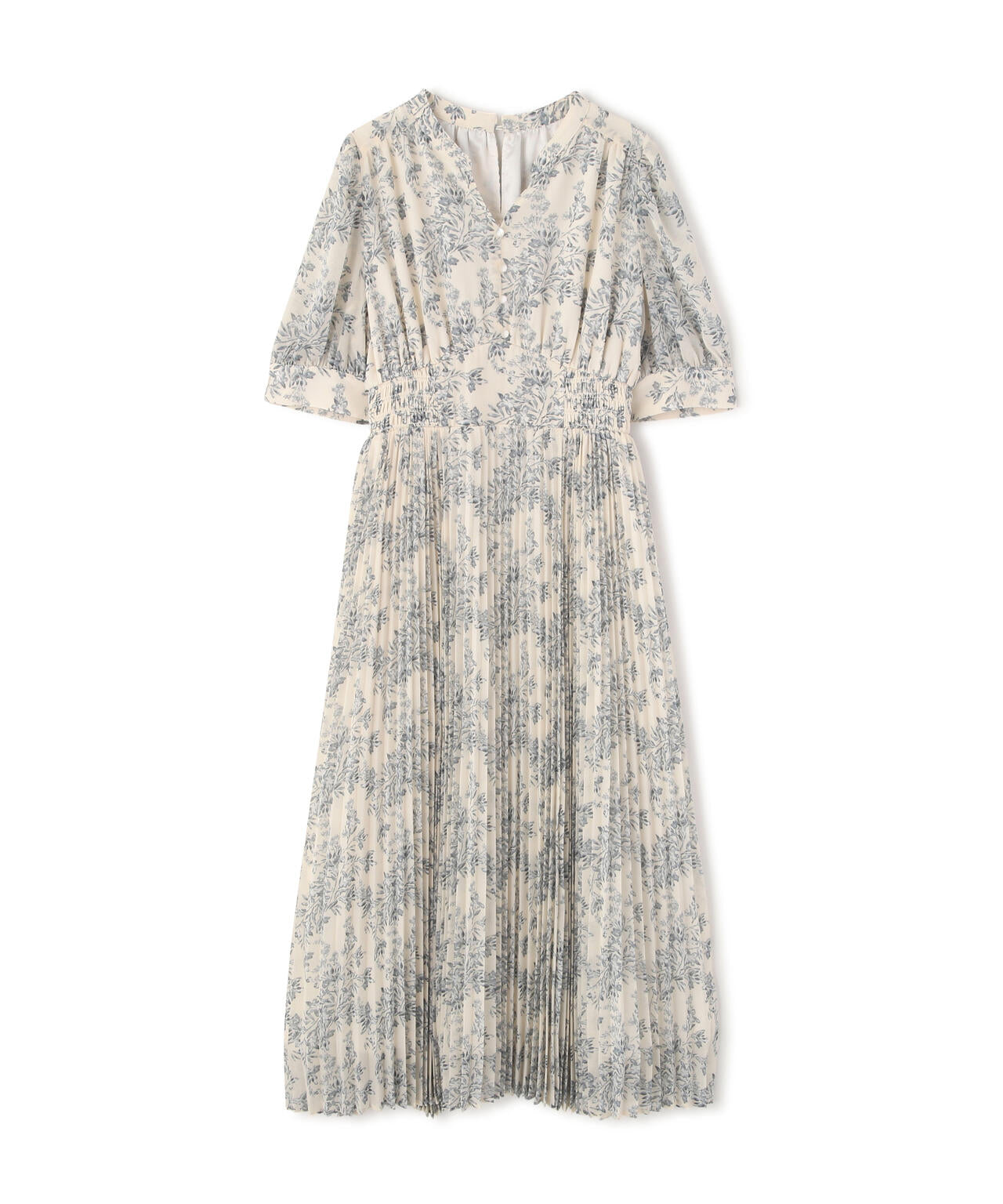 花柄プリーツワンピース【WEB・一部店舗限定】