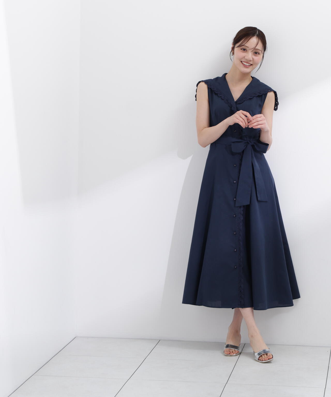 166cm B:78 W:56 H:83 S:24.5cm 着用サイズ:M