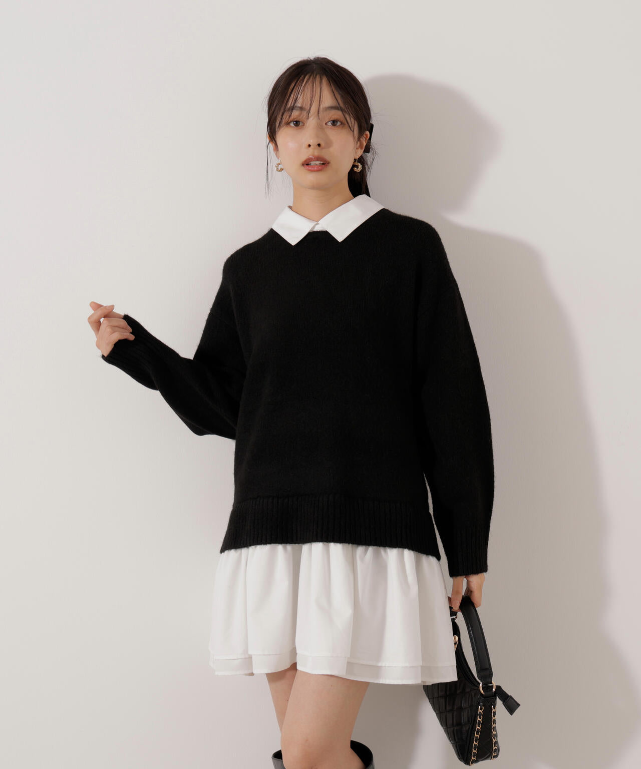 《EDIT COLOGNE》レイヤードミニワンピース