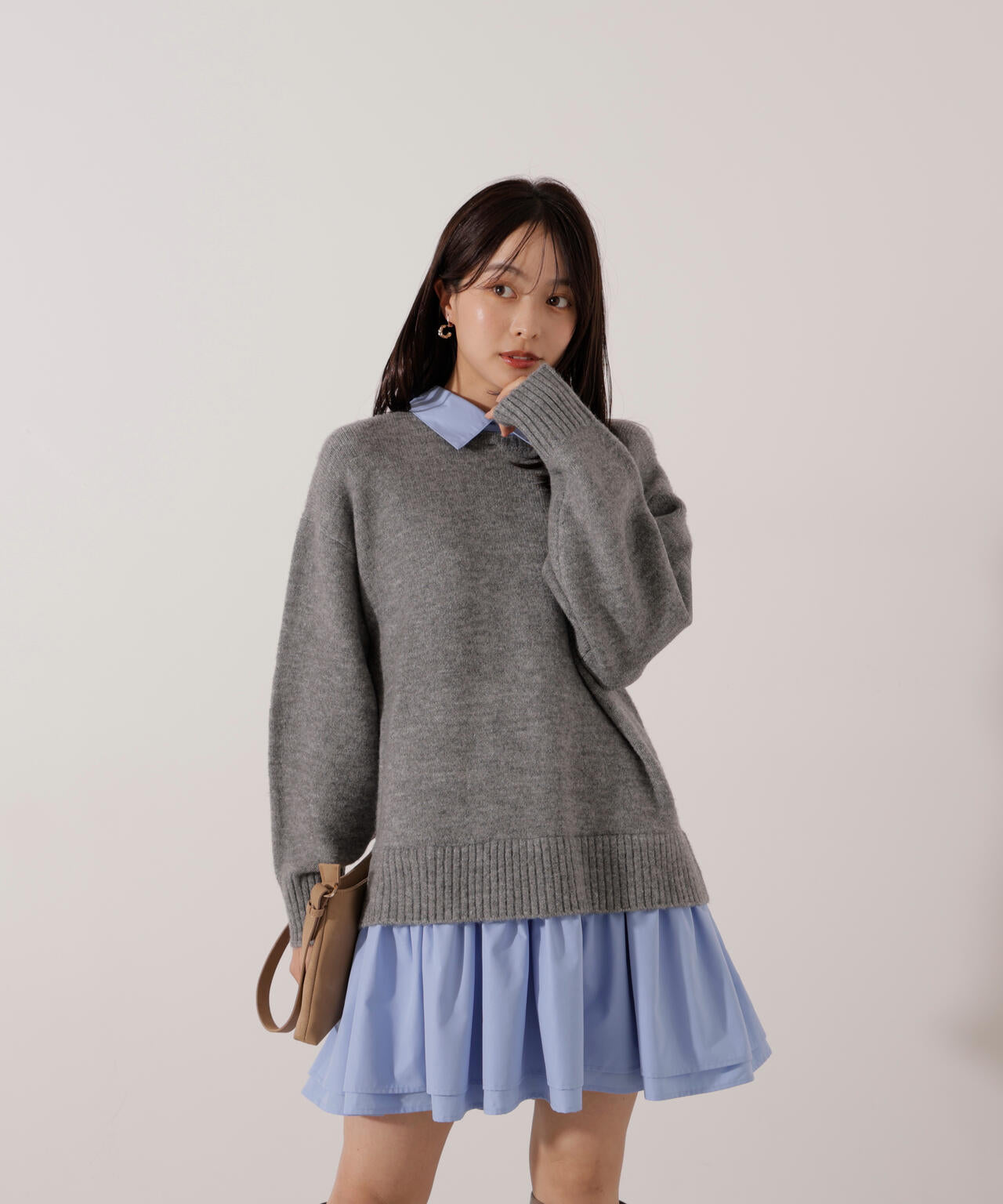 《EDIT COLOGNE》レイヤードミニワンピース