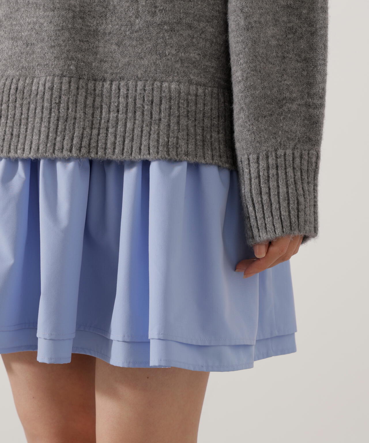 《EDIT COLOGNE》レイヤードミニワンピース