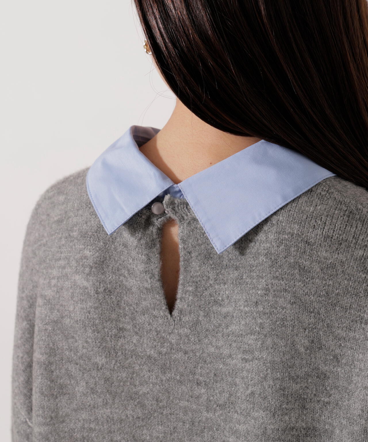 【加藤栞さん着用】《EDIT COLOGNE》レイヤードミニワンピース