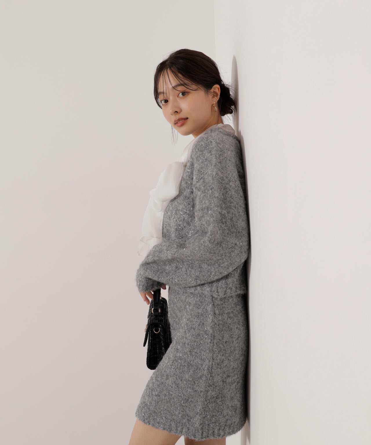 《EDIT COLOGNE》サイドリボンニットSETUP