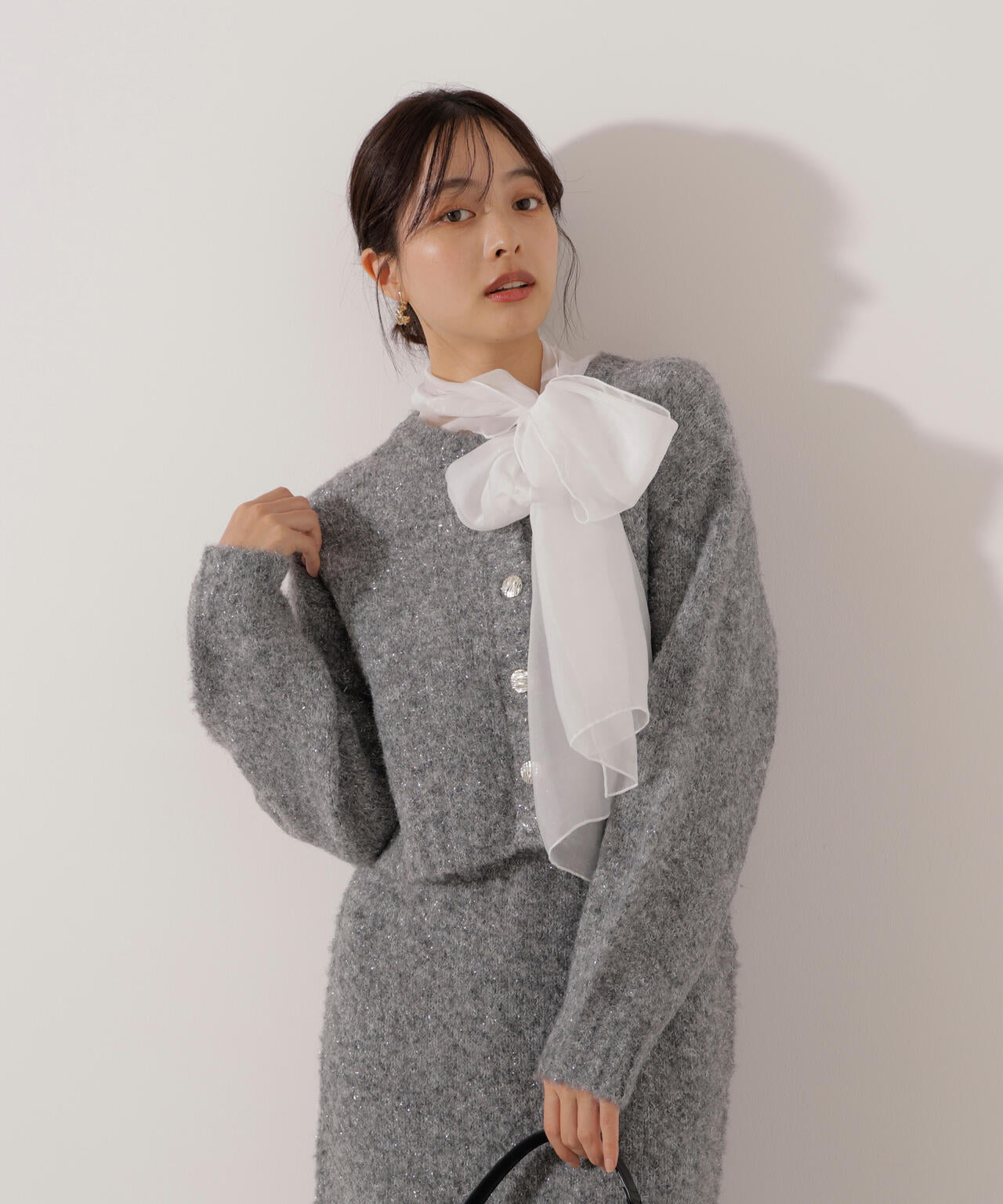 《EDIT COLOGNE》サイドリボンニットSETUP