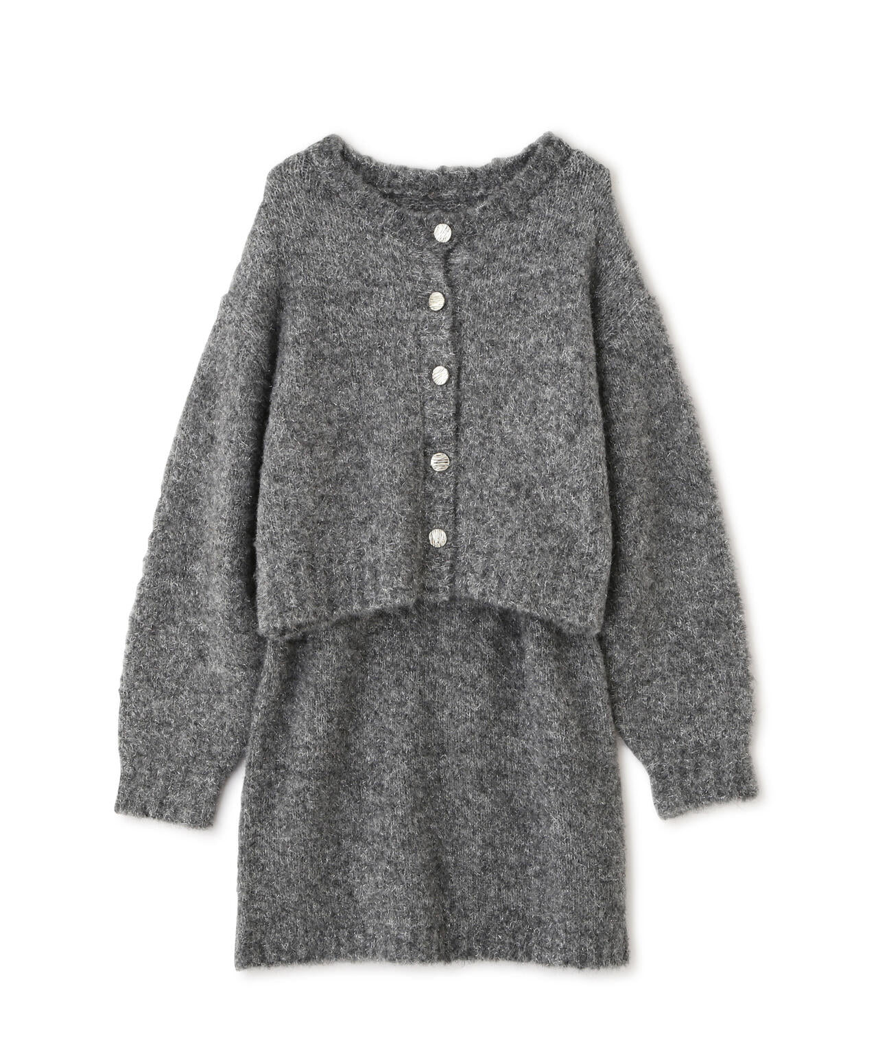 《EDIT COLOGNE》サイドリボンニットSETUP