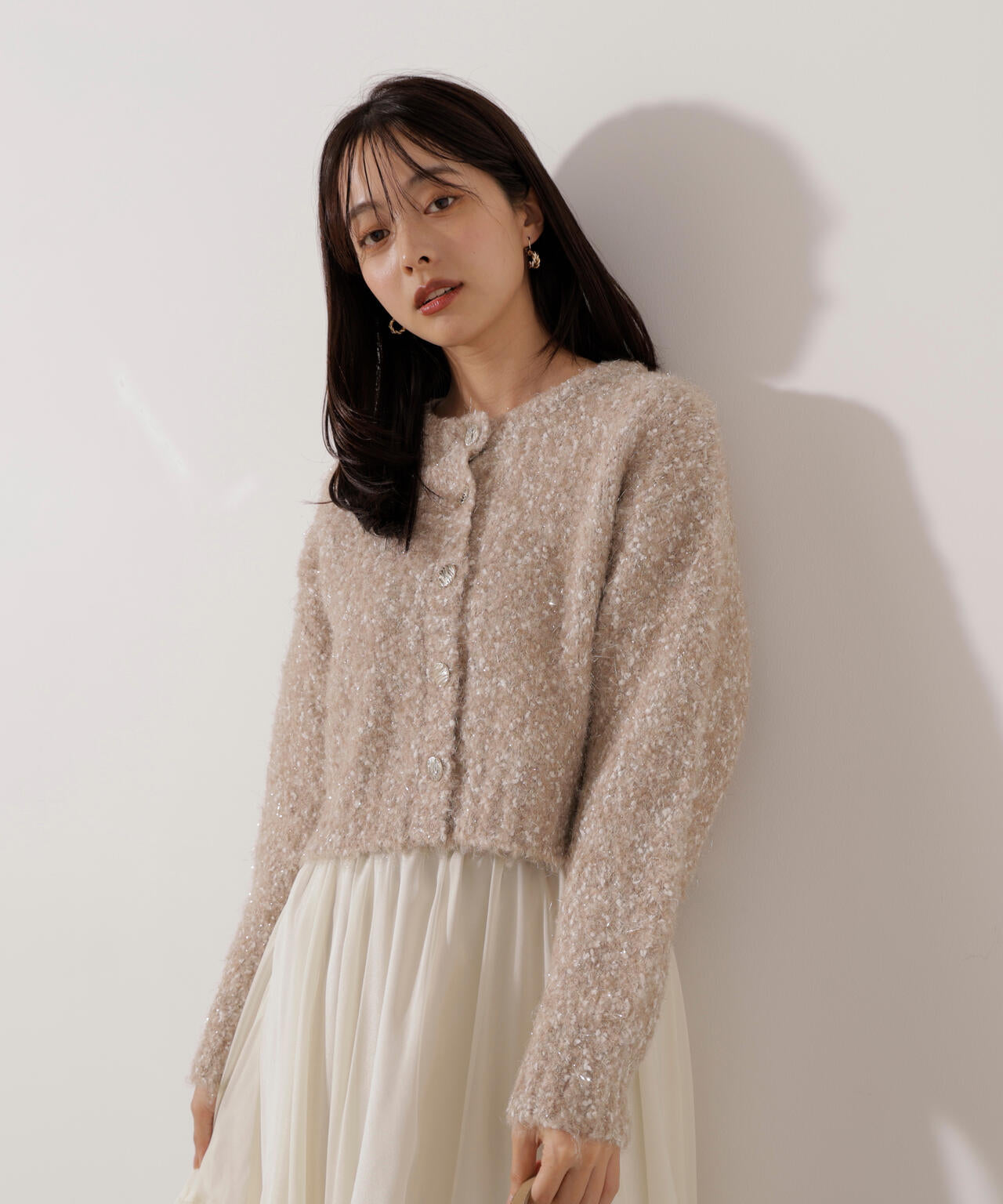 《EDIT COLOGNE》サイドリボンニットSETUP