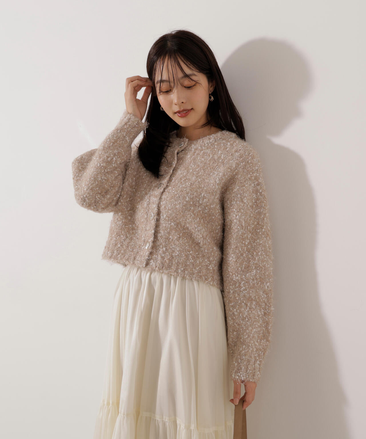 《EDIT COLOGNE》サイドリボンニットSETUP