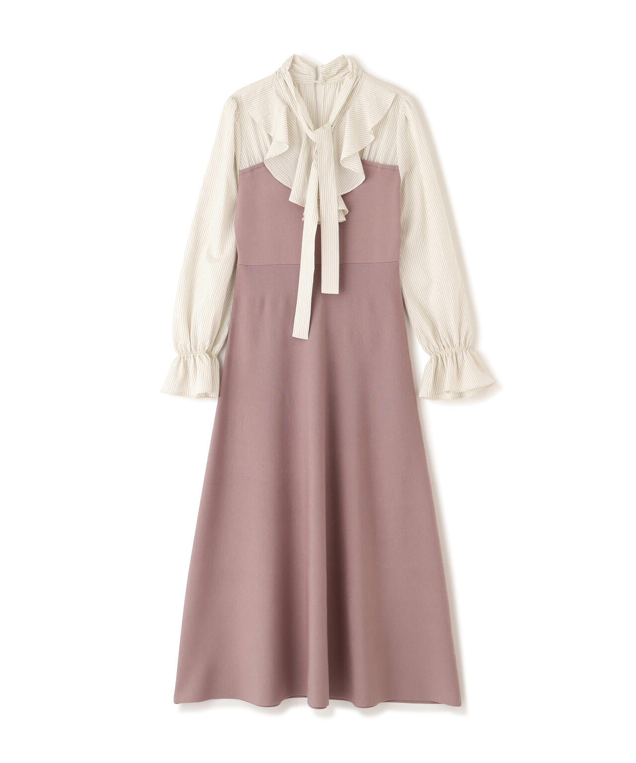 《EDIT COLOGNE》ラッフルタイドッキングワンピース