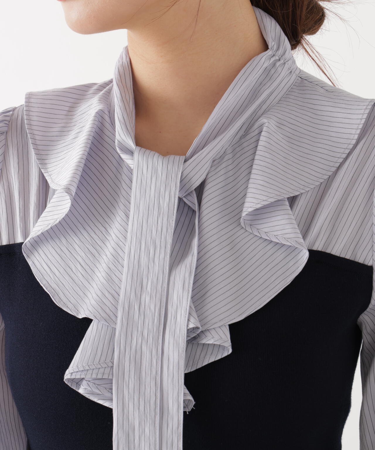 《EDIT COLOGNE》ラッフルタイドッキングワンピース