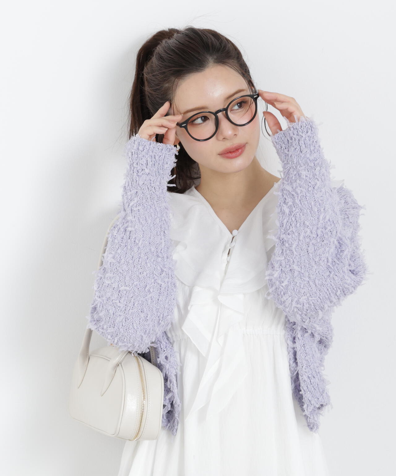 《EDIT COLOGNE》ラッフルミニワンピース【WEB・一部店舗限定】