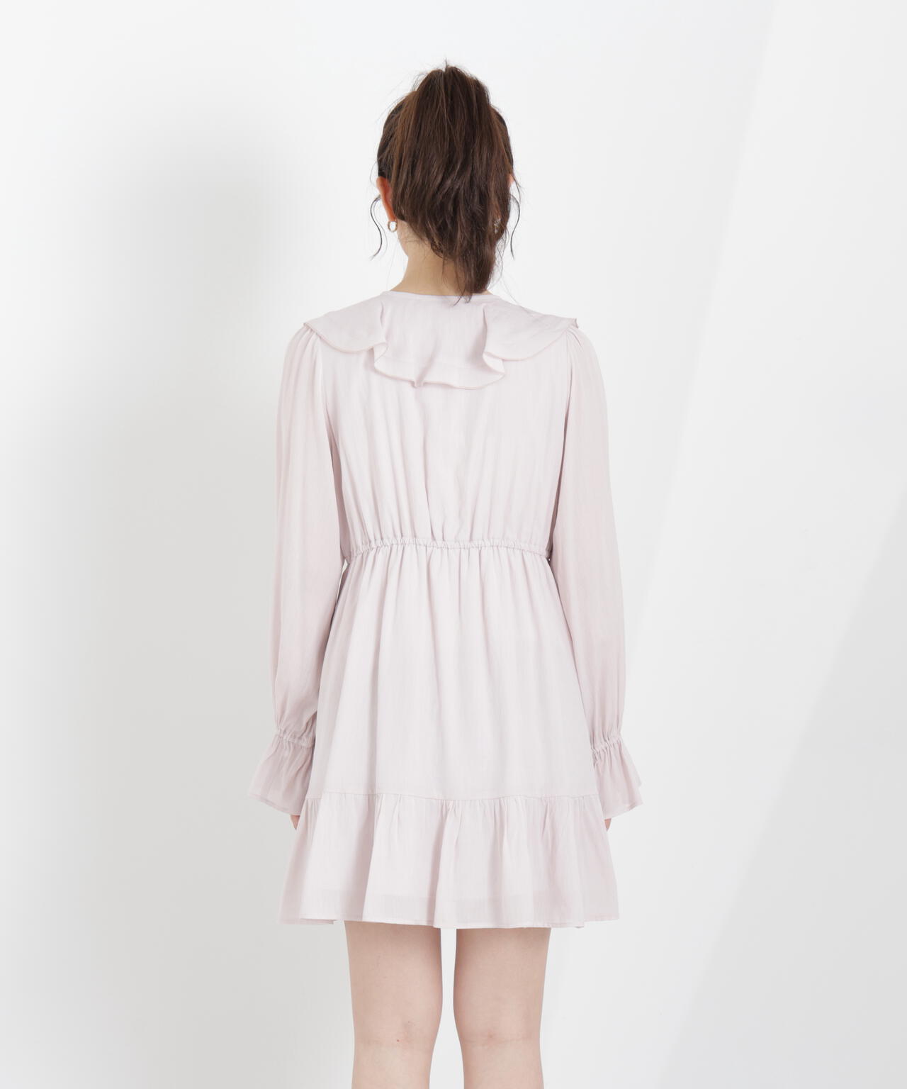 《EDIT COLOGNE》ラッフルミニワンピース【WEB・一部店舗限定】