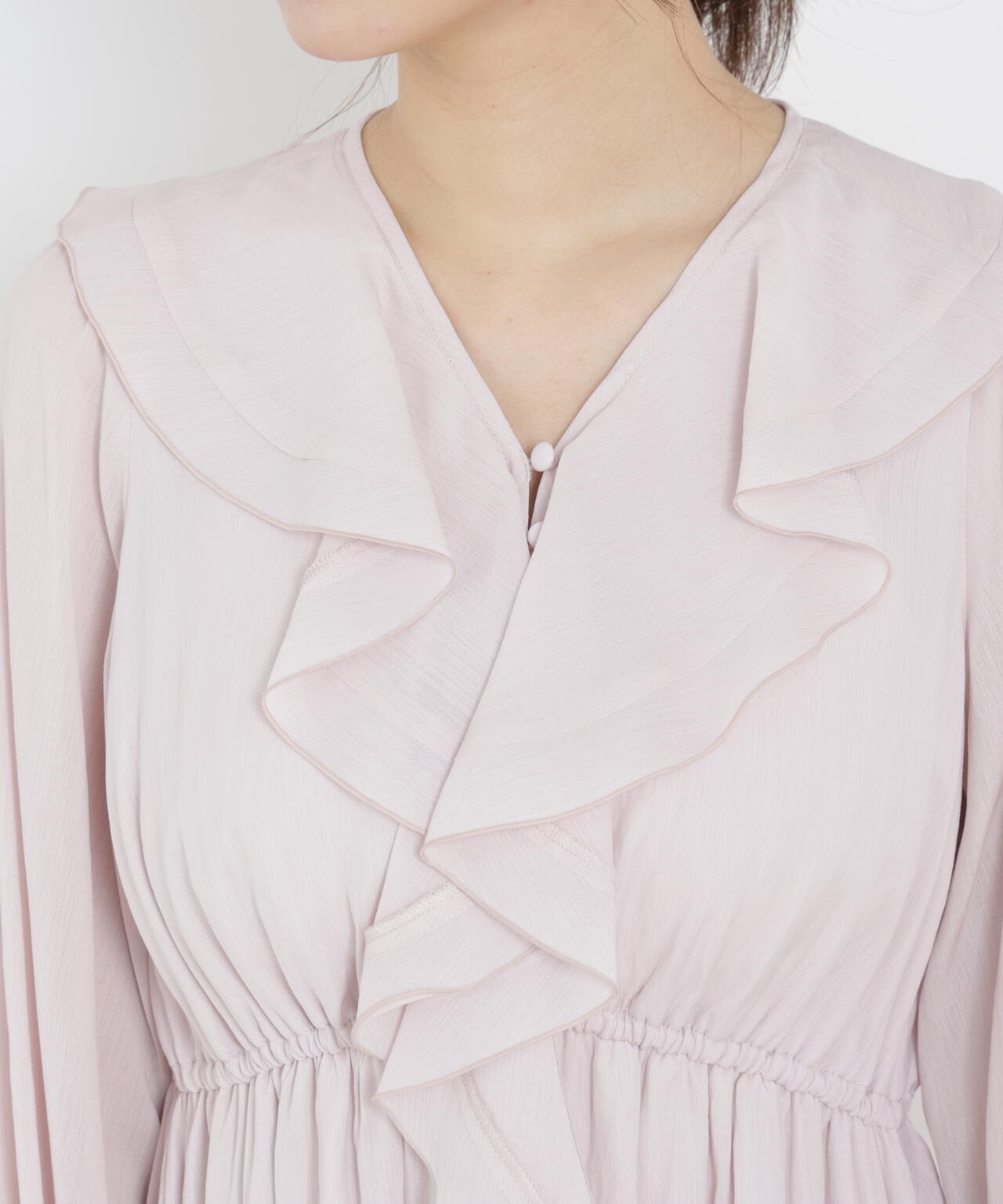 《EDIT COLOGNE》ラッフルミニワンピース【WEB・一部店舗限定】