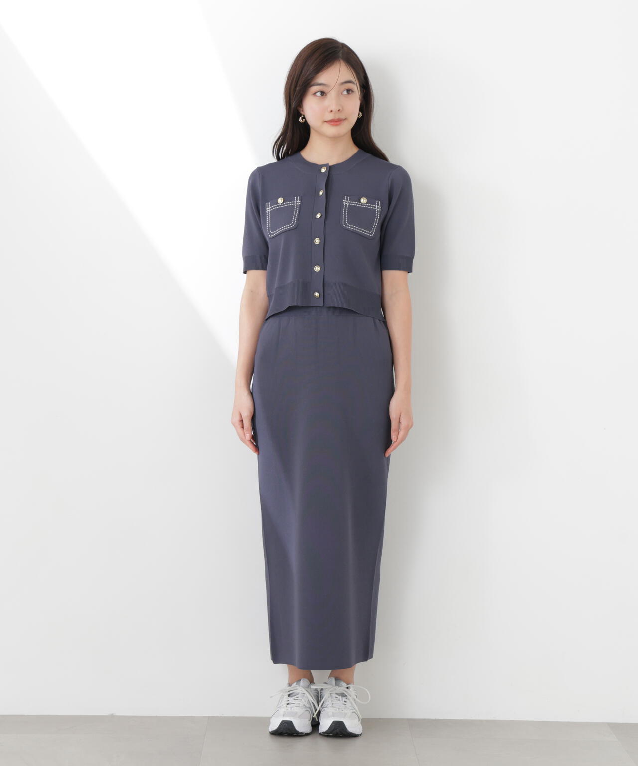 165cm B:82 W:59 H:86 S:25cm 着用サイズ:M