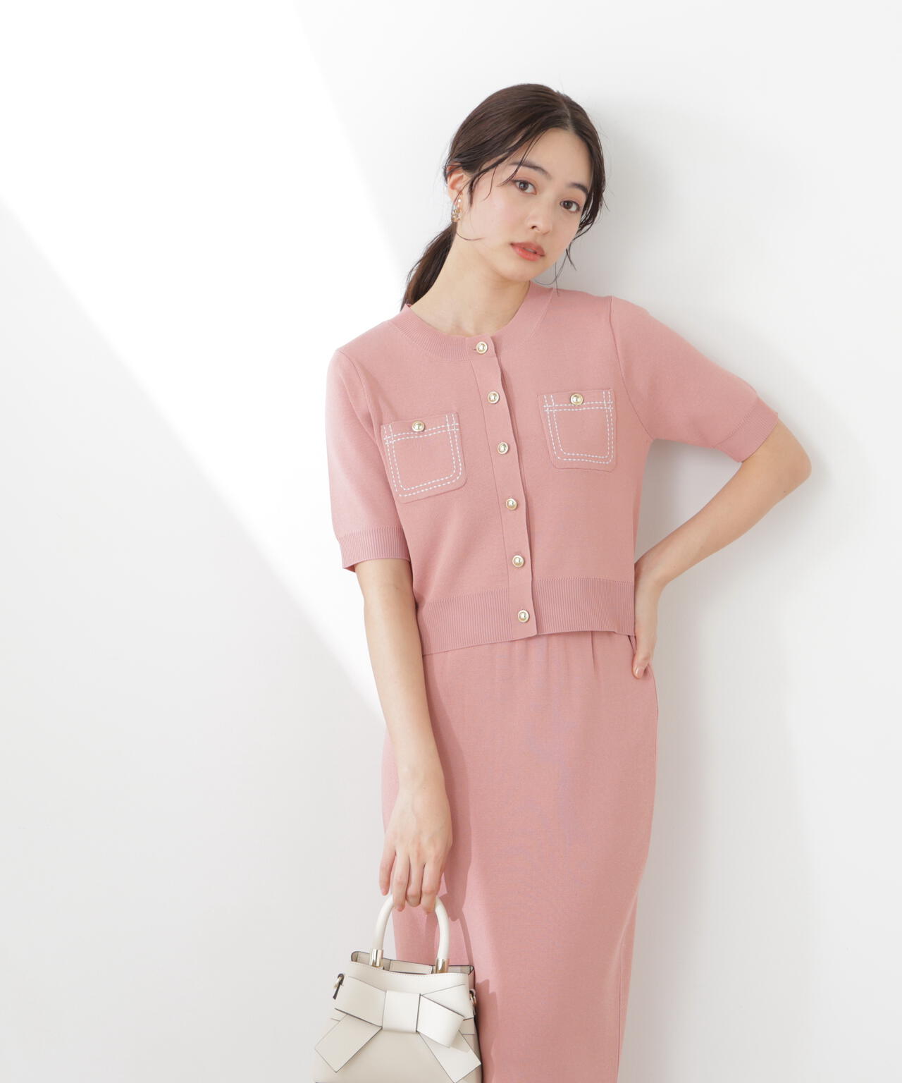 165cm B:82 W:59 H:86 S:25cm 着用サイズ:M