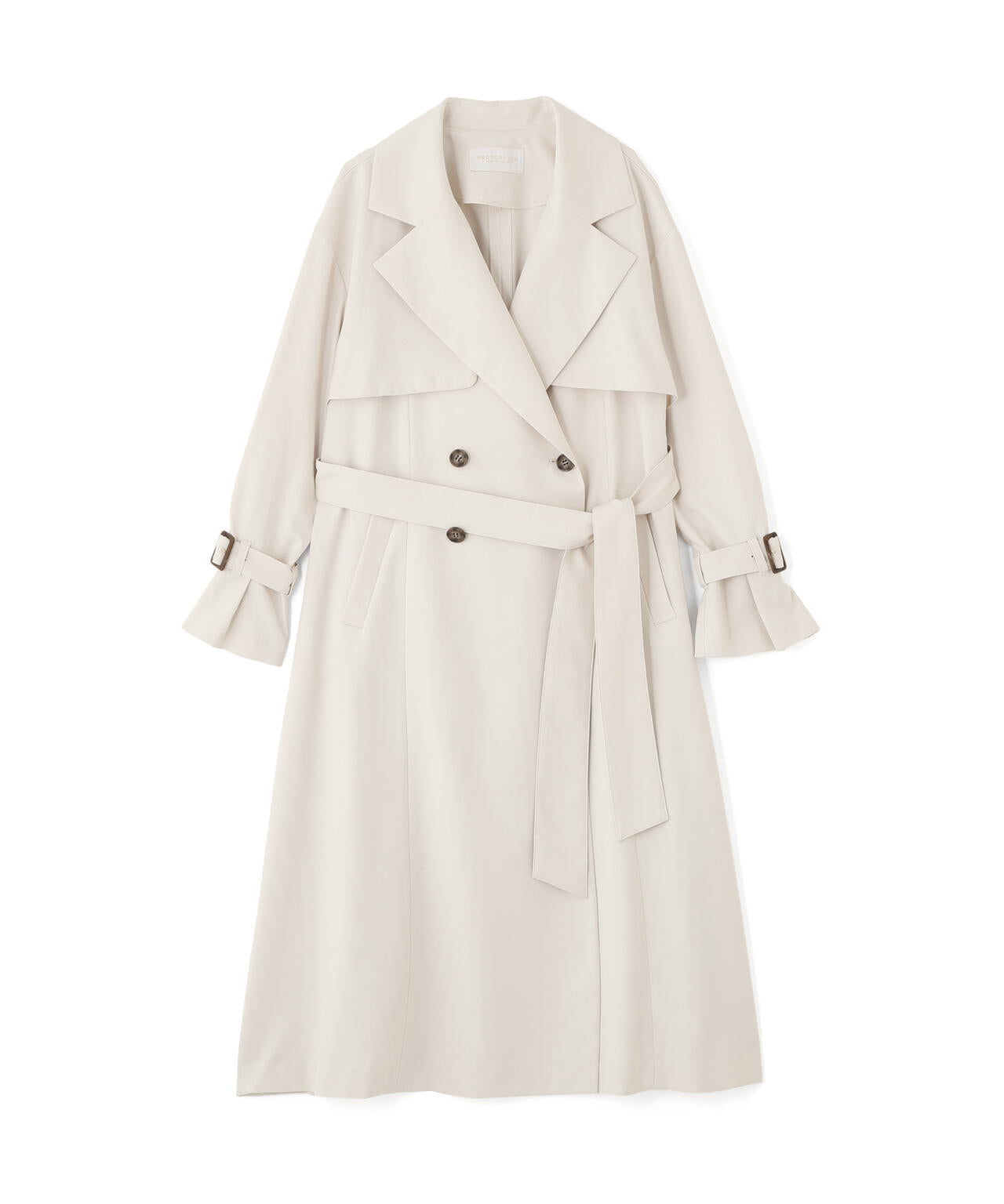 <防シワ/花粉リリース>ベーシックトレンチコート