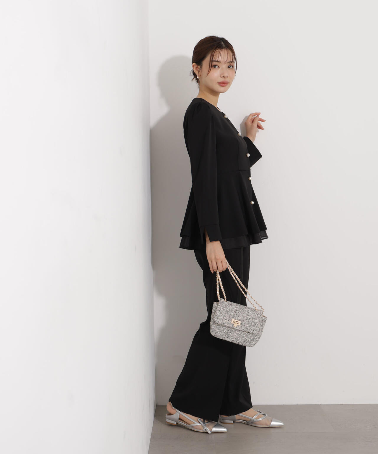 ペプラムジャケット