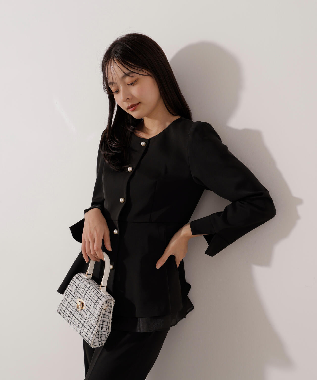 ペプラムジャケット