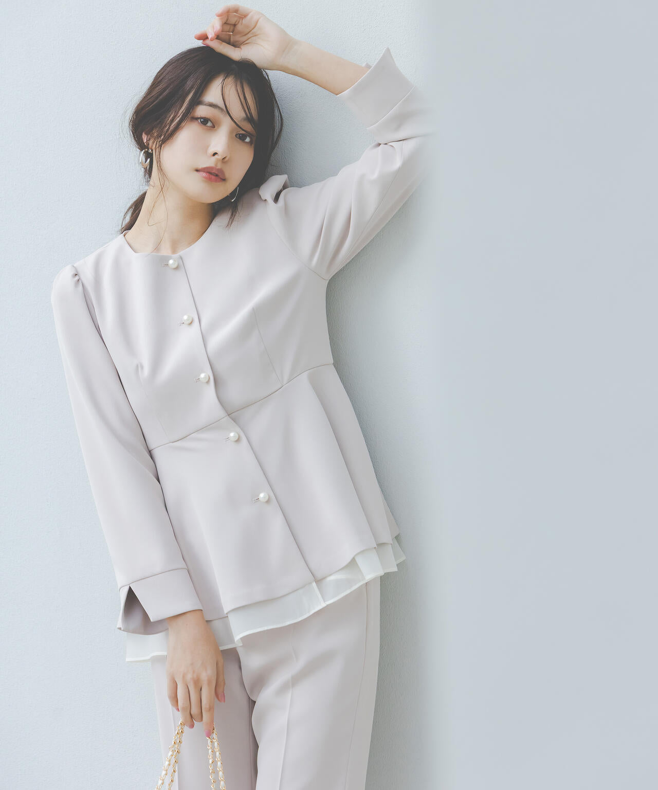 ペプラムジャケット