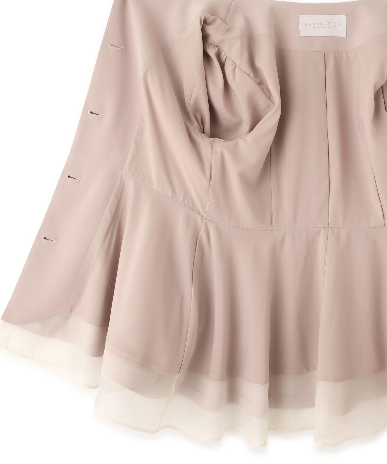 ペプラムジャケット