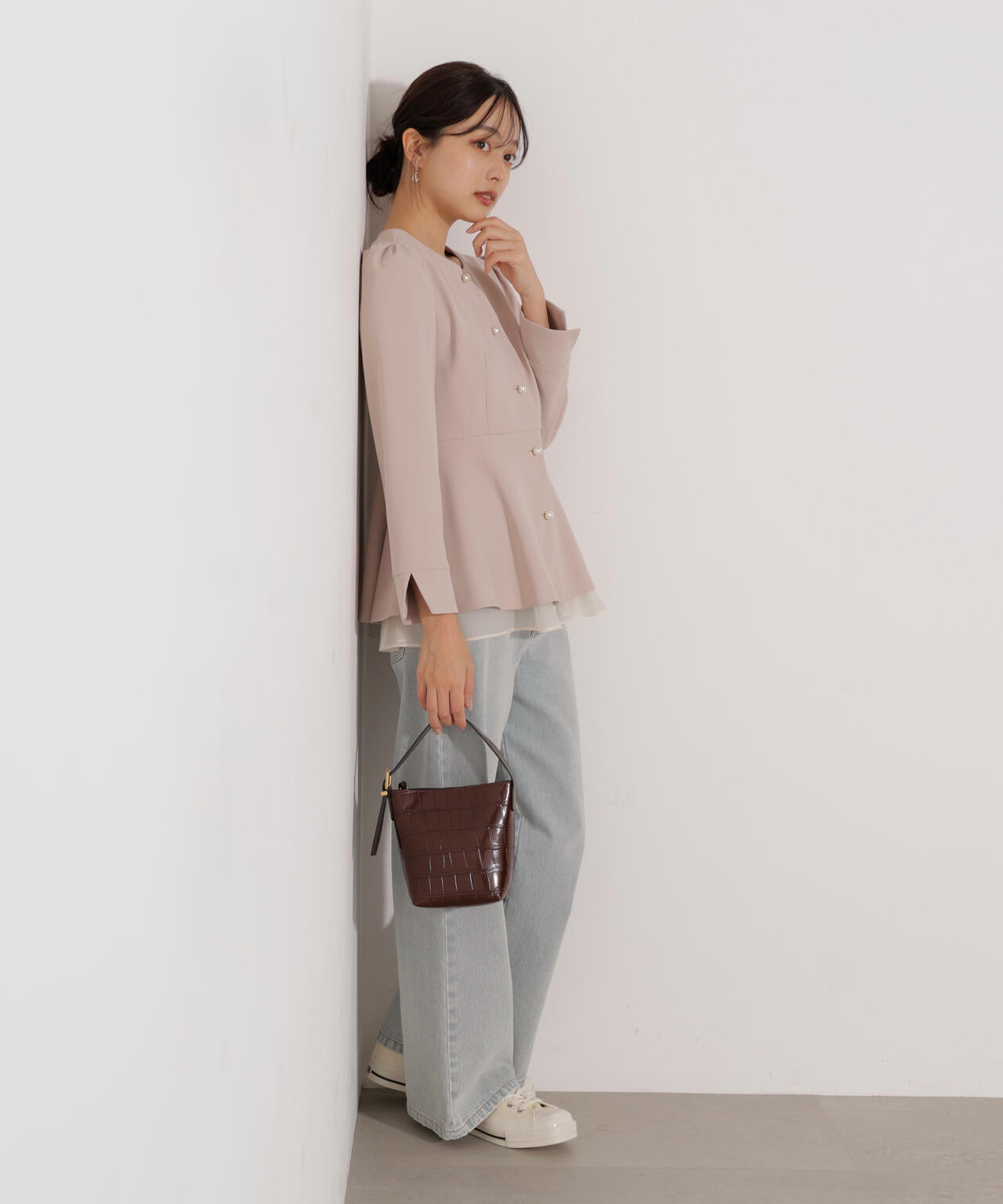 ペプラムジャケット