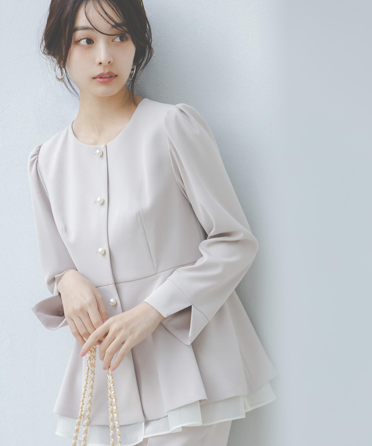 ペプラムジャケット