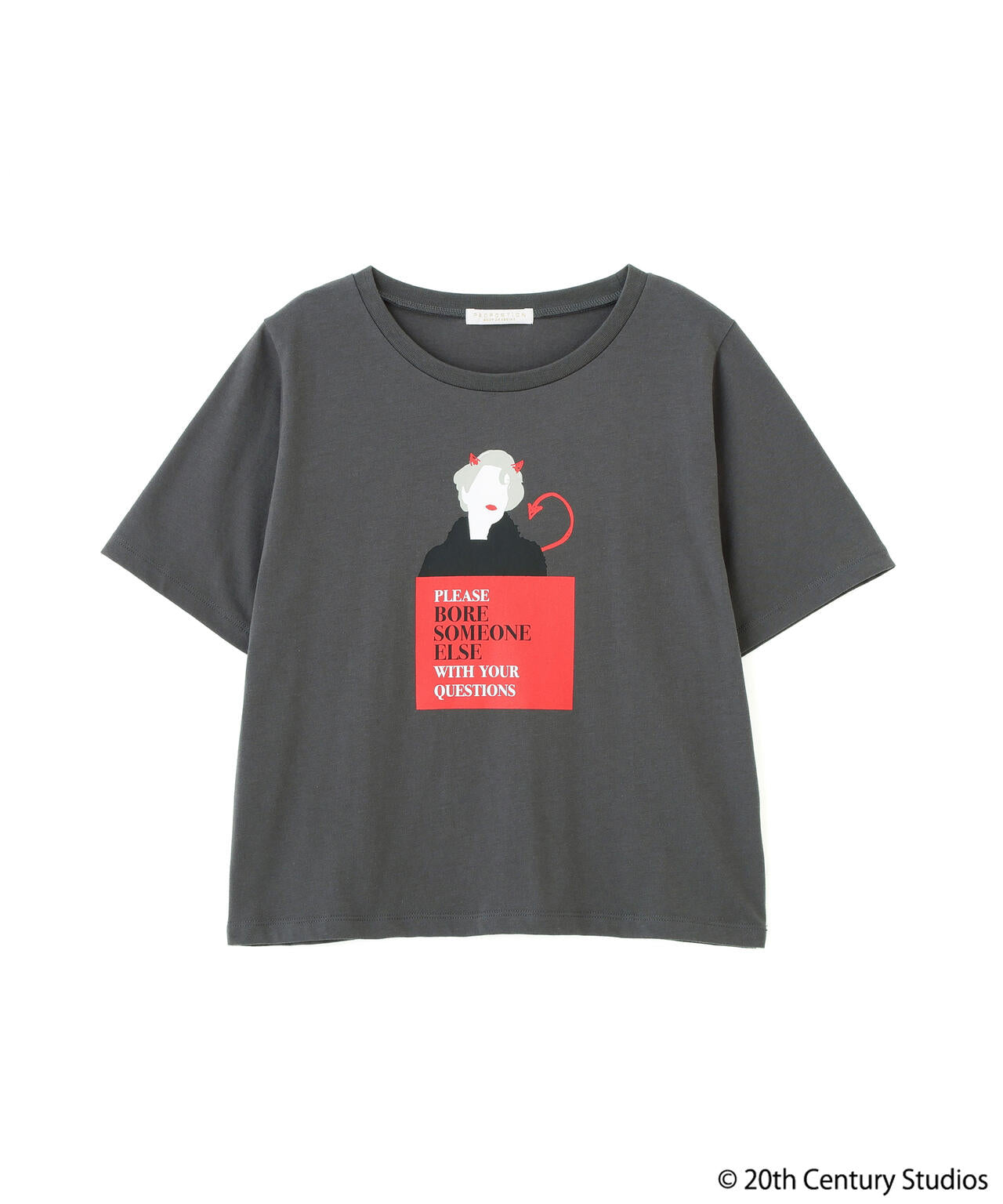 プラダを着た悪魔/フロントプリントTシャツ
