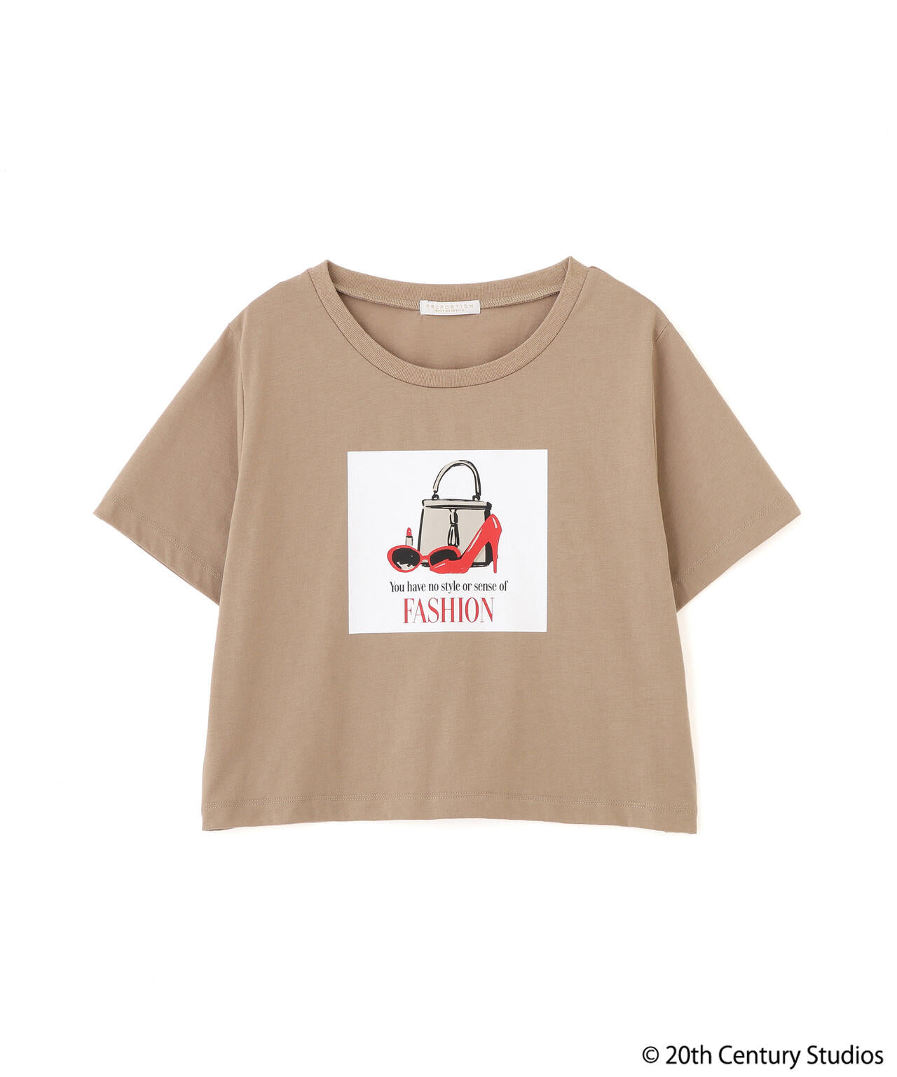 プラダを着た悪魔/フロントプリントコンパクトTシャツ