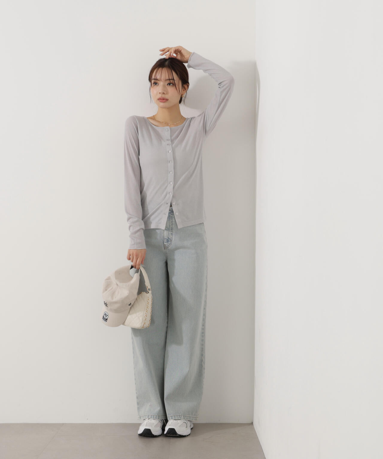 〈a/mie〉シアーカットソー