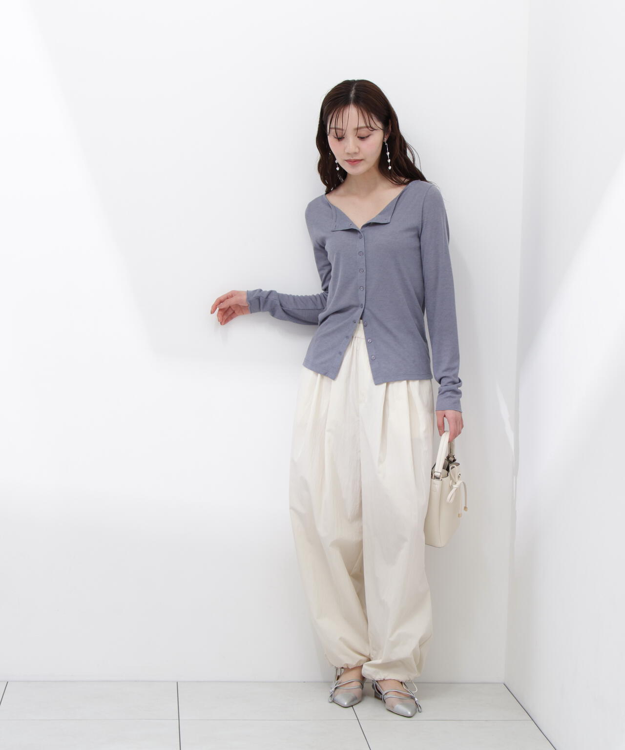 〈a/mie〉シアーカットソー
