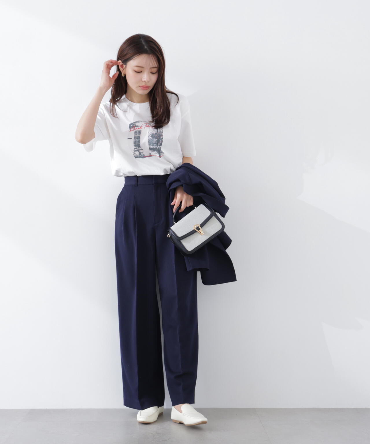 〈a/mie〉フォトプリントT