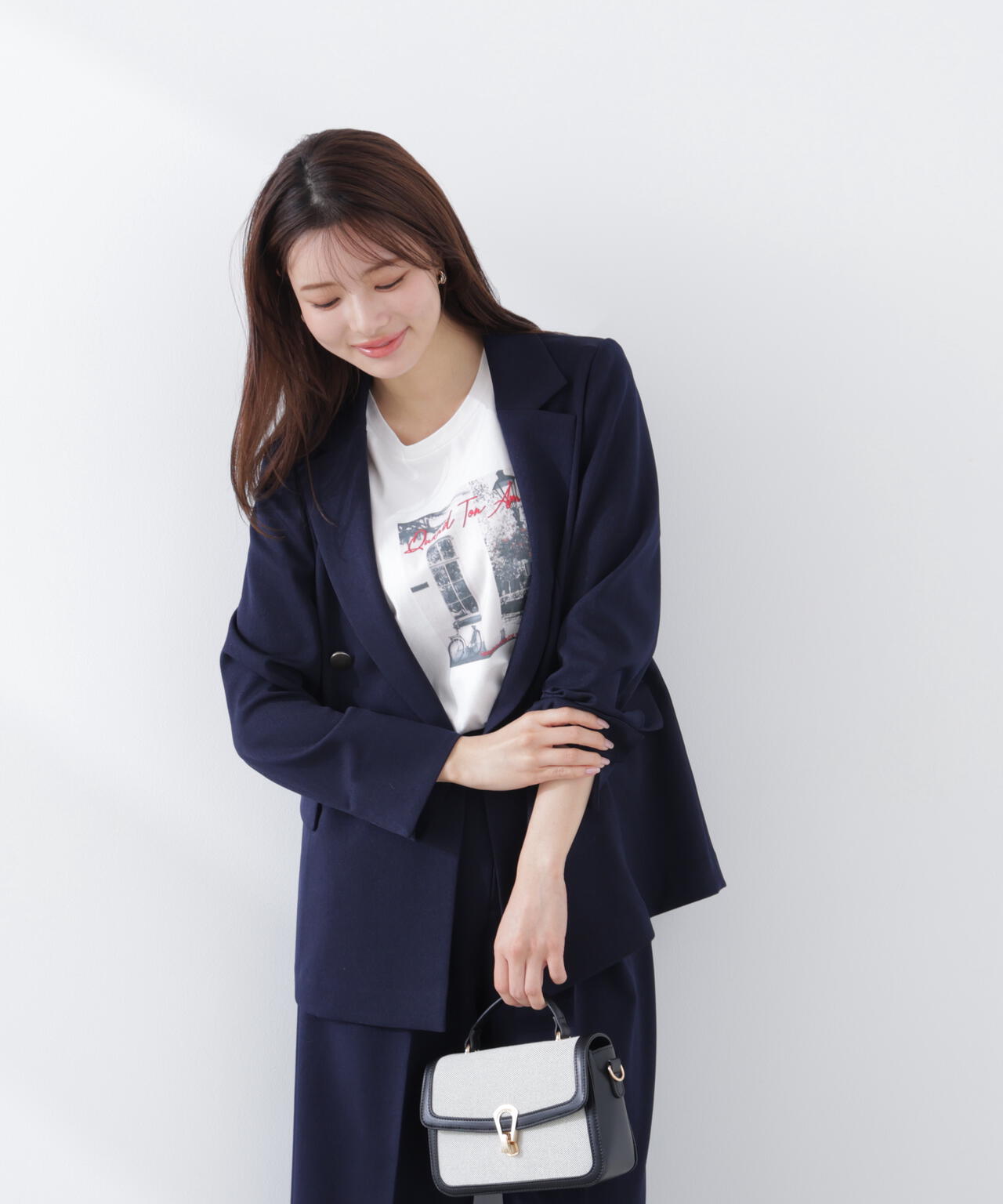 〈a/mie〉フォトプリントT