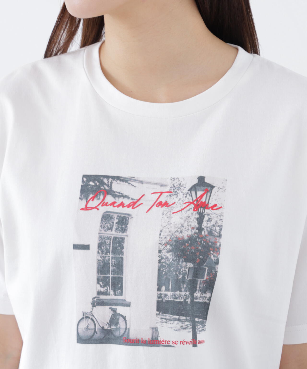 〈a/mie〉フォトプリントT