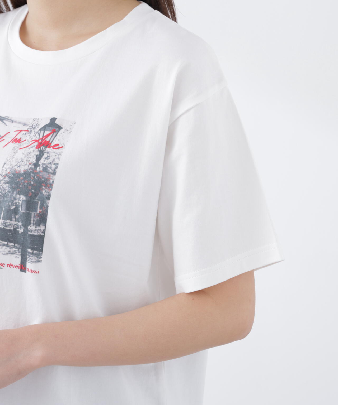 〈a/mie〉フォトプリントT