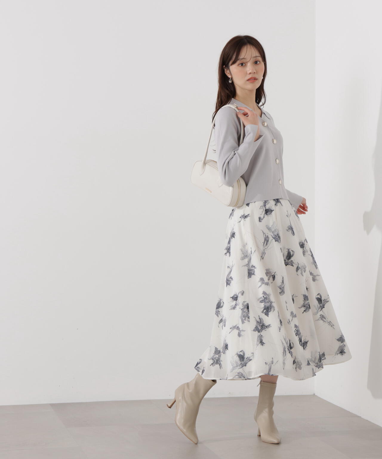 衿付き総針ニット