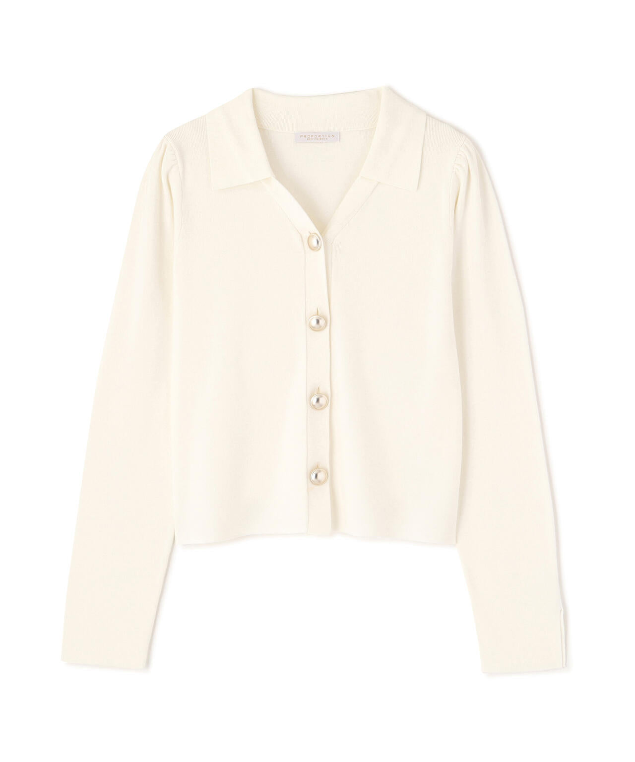 衿付き総針ニット