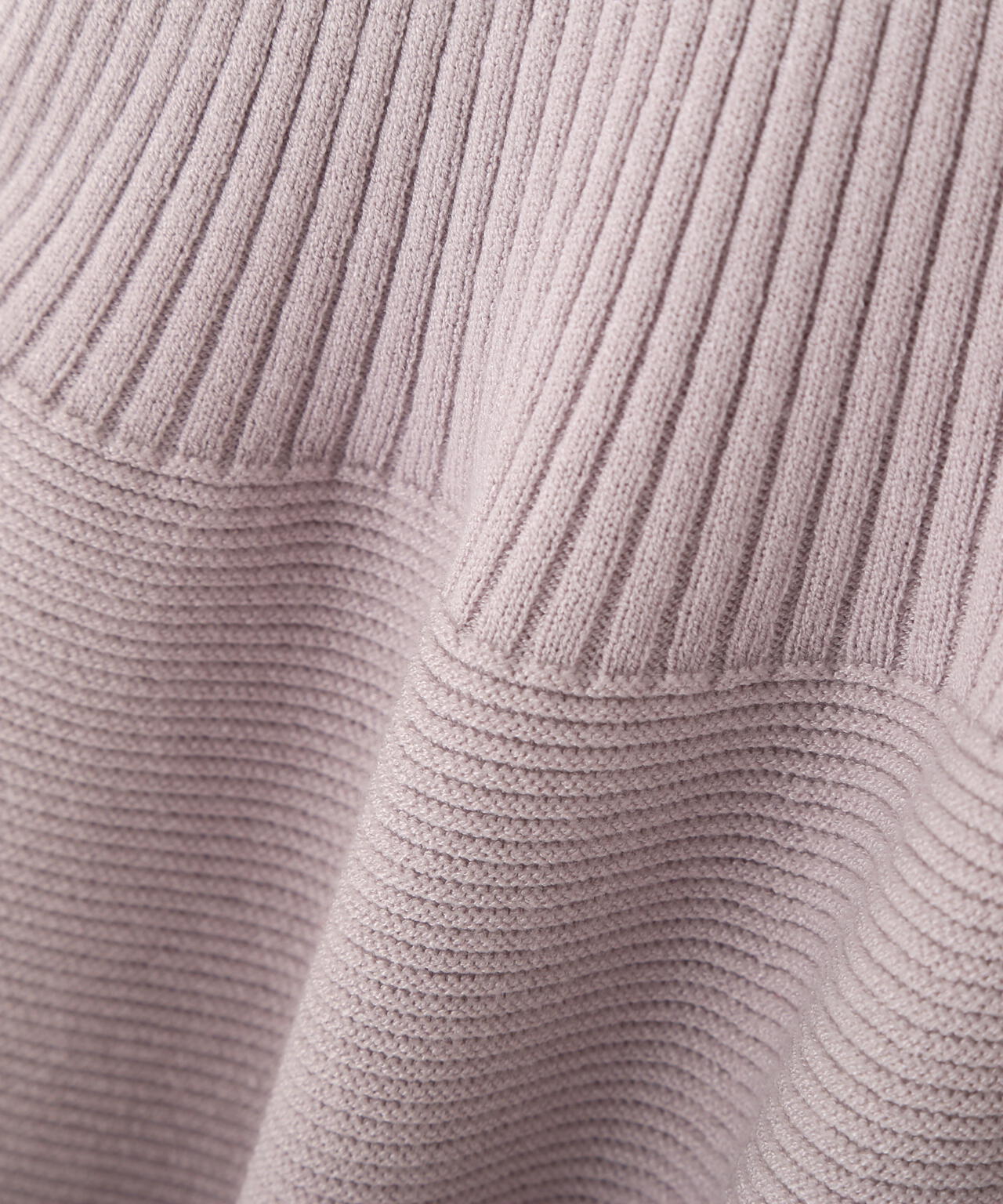 【追加生産予約】シアー切替ペプラムニット【モカ:WEB限定カラー】